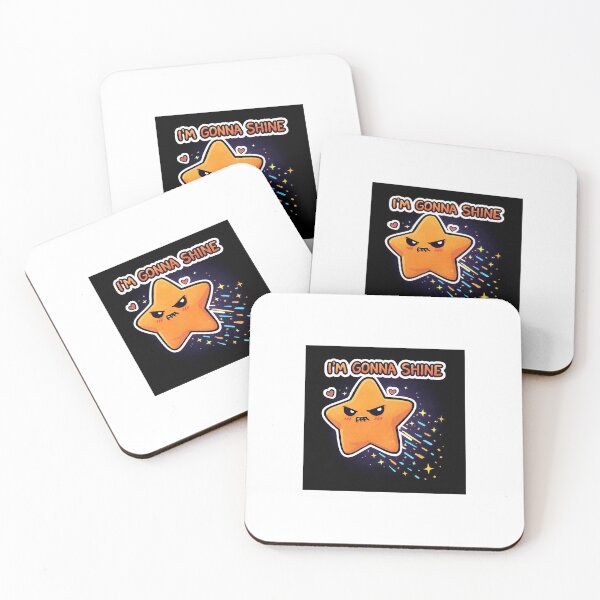 Item preview, I’m Gonna Shine – Angry Cute Star with Chaotic Hope Energy designed and sold by The Autistic Entrepreneur.