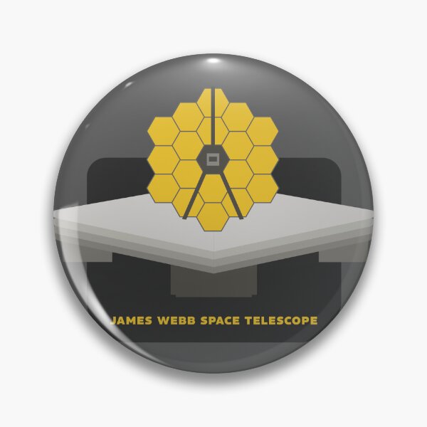 Item preview, James Webb Space Telescope JWST NASA Astronomy Gold Mirror Art designed and sold by KiwiRider.