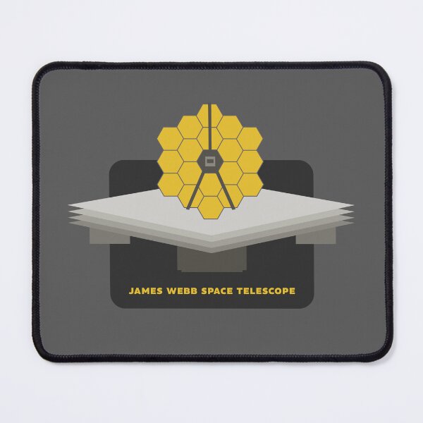 Item preview, James Webb Space Telescope JWST NASA Astronomy Gold Mirror Art designed and sold by KiwiRider.