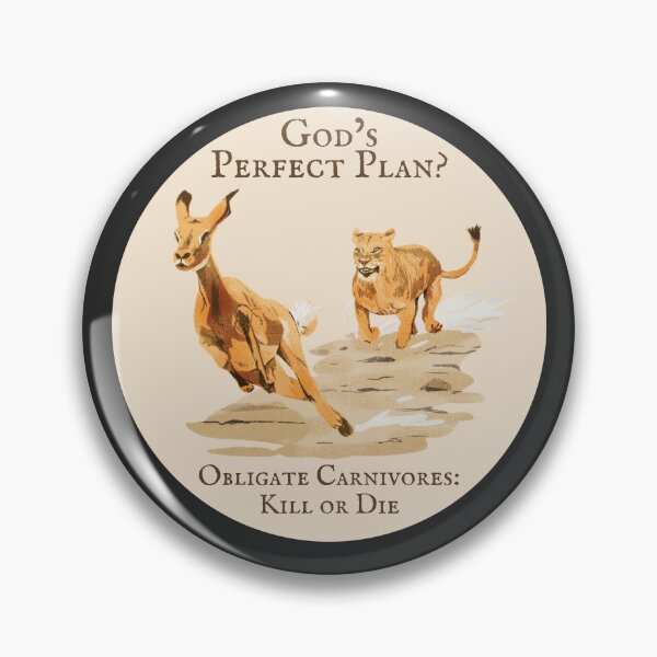 Item preview, God's Perfect Plan? - Carnivores - Atheist Animals designed and sold by EvergreenRevolt.