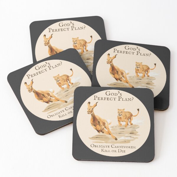 Item preview, God's Perfect Plan? - Carnivores - Atheist Animals designed and sold by EvergreenRevolt.