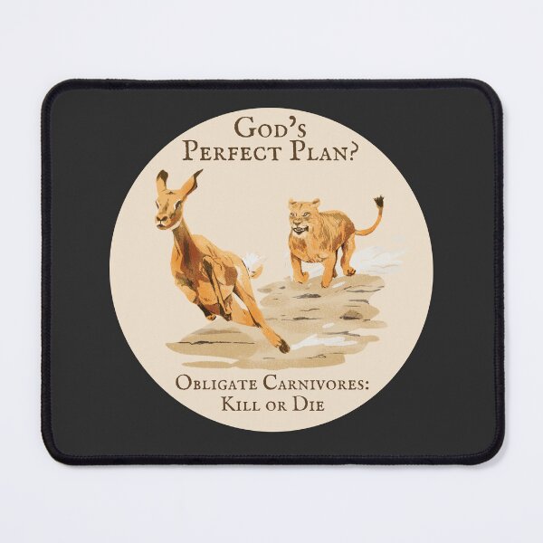 Item preview, God's Perfect Plan? - Carnivores - Atheist Animals designed and sold by EvergreenRevolt.