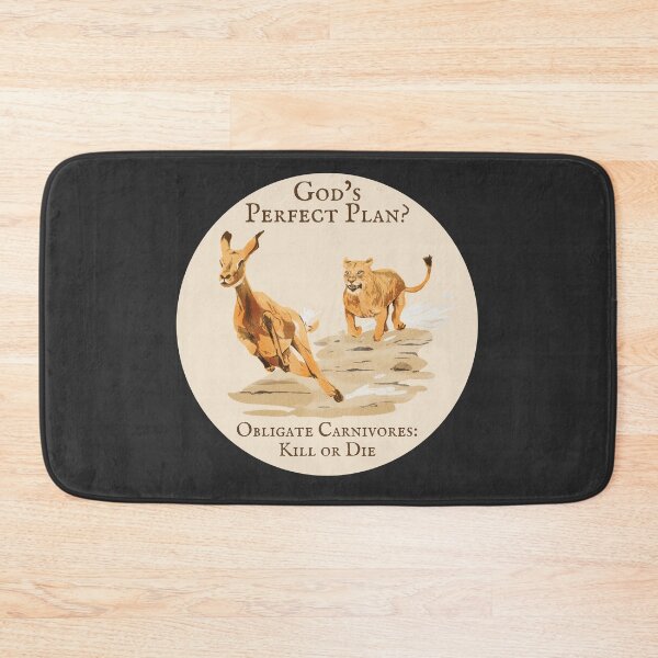 Item preview, God's Perfect Plan? - Carnivores - Atheist Animals designed and sold by EvergreenRevolt.