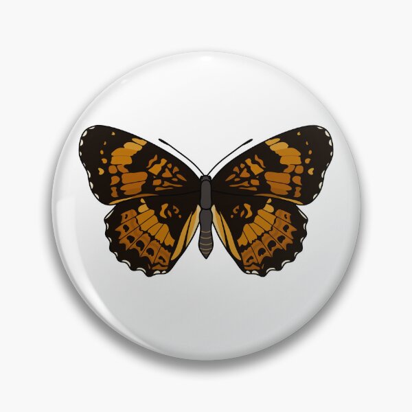 Item preview, Silvery Checkerspot Butterfly designed and sold by MaraMakesDesigns.