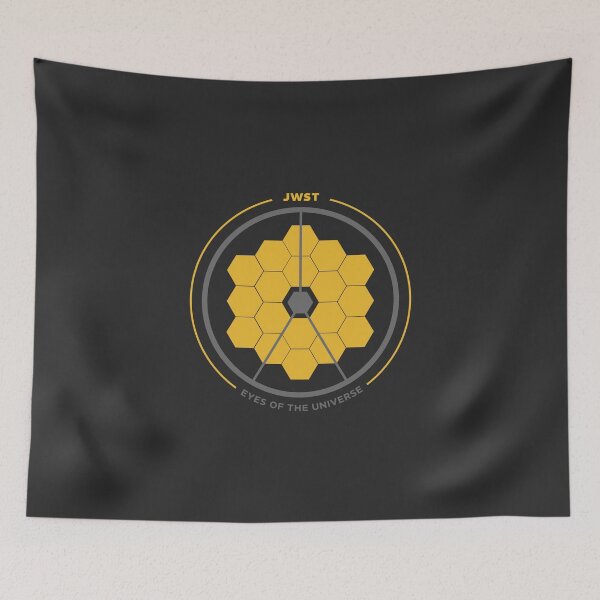 Item preview, JWST Eyes of the Universe James Webb Telescope Minimalist Emblem designed and sold by KiwiRider.