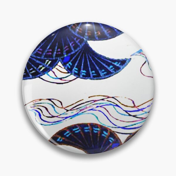 Item preview, ✧✴️ TIDAL FANS — RHYTHM IN MOTION ✧-INVERTED ✴️✧ designed and sold by WheelieGdArt.
