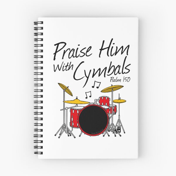 Item preview, Praise Him With Cymbals, Christian Drummer Church Musician designed and sold by doodlerob.