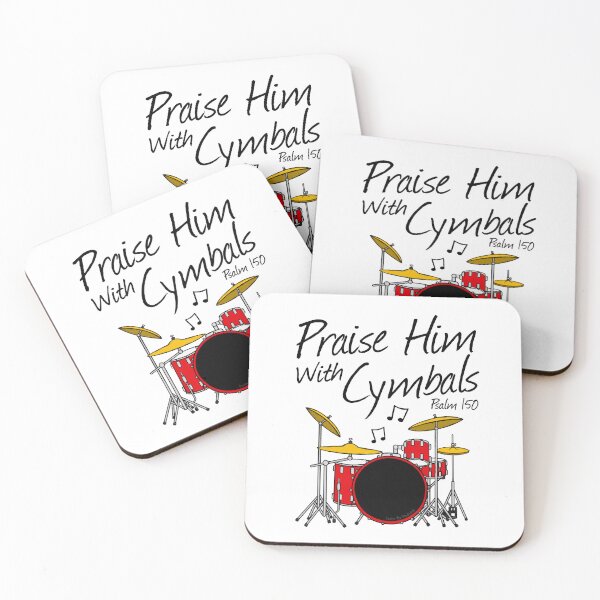 Item preview, Praise Him With Cymbals, Christian Drummer Church Musician designed and sold by doodlerob.