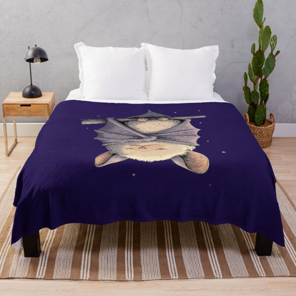 Item preview, Sleeping Baby Bat Cute Cartoon Night Animal Illustration designed and sold by Meiersbeste.