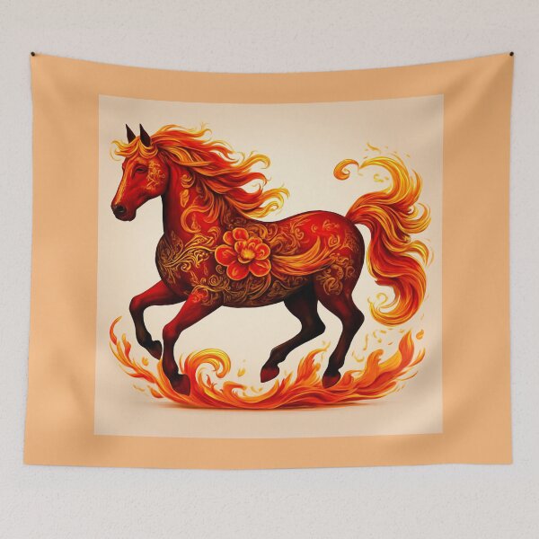 Item preview, Fire Horse of Transformation 2026 designed and sold by Zofia Sosnecka.