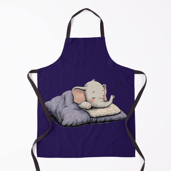 Item preview, Sleeping Baby Elephant – Cute sleeping elephant on a pillow illustration designed and sold by Meiersbeste.