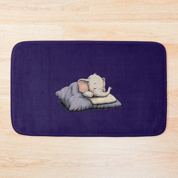 Item preview, Sleeping Baby Elephant – Cute sleeping elephant on a pillow illustration designed and sold by Meiersbeste.