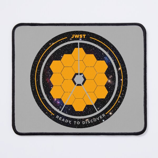 Item preview, JWST James Webb Space Telescope Ready To Discover Galaxy Art designed and sold by KiwiRider.