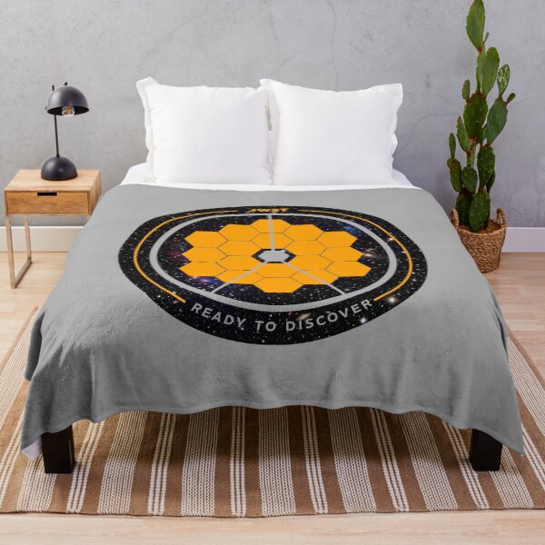 Item preview, JWST James Webb Space Telescope Ready To Discover Galaxy Art designed and sold by KiwiRider.