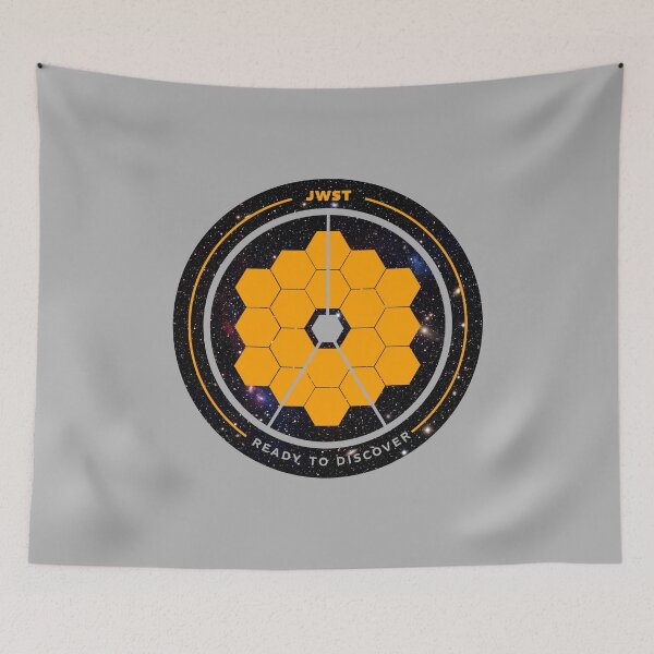 Item preview, JWST James Webb Space Telescope Ready To Discover Galaxy Art designed and sold by KiwiRider.