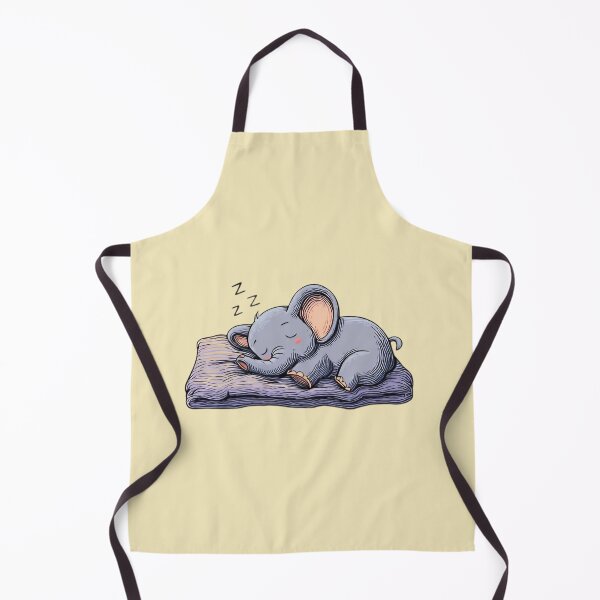 Item preview, Sleeping Baby Elephant – Cute sleeping elephant on a cuddly pillow illustration designed and sold by Meiersbeste.