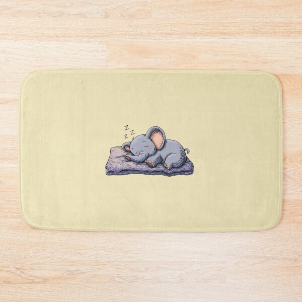 Item preview, Sleeping Baby Elephant – Cute sleeping elephant on a cuddly pillow illustration designed and sold by Meiersbeste.