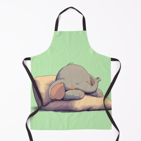 Item preview, Copy of Sleeping Baby Elephant – Cute sleeping elephant on pillow illustration designed and sold by Meiersbeste.