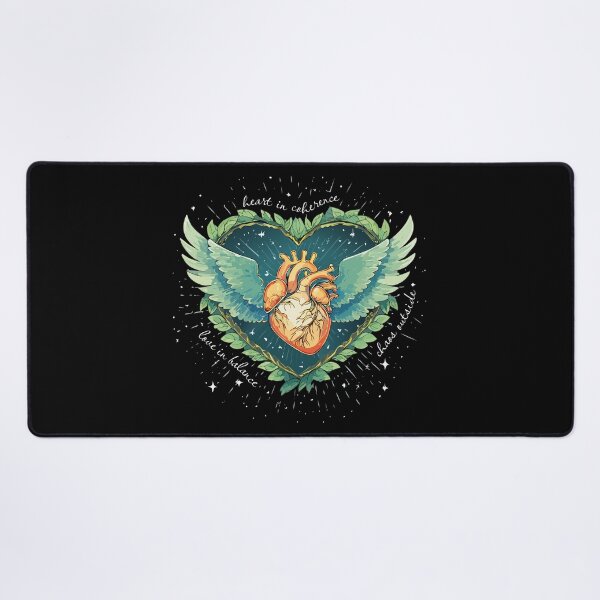 Item preview, Coherent Hearts • Heart in coherence. Love in balance. Chaos outside. designed and sold by FLOW Designs Shop.