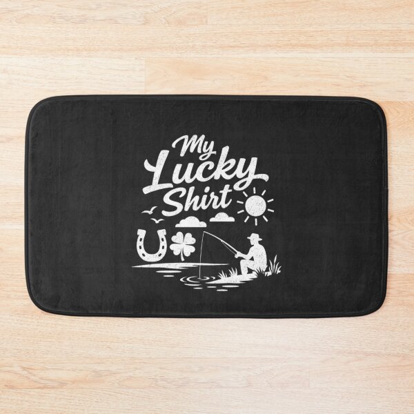 Item preview, My Lucky Fishing Day Good Vibes designed and sold by FreshVibe Prints.