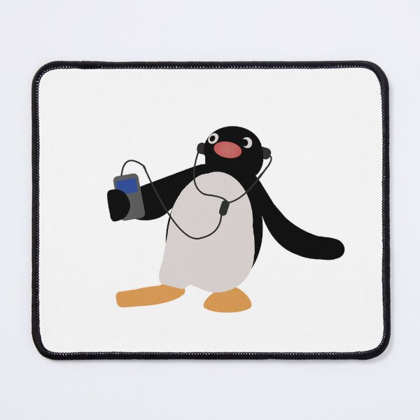 Item preview, Pingu Listening to Music - Earbuds designed and sold by musicinmyblood.