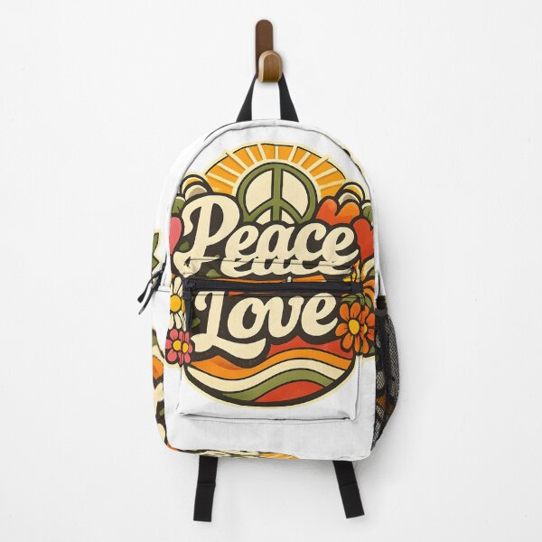 Item preview, Vintage Peace & Love – Retro Hippie Logo designed and sold by Dax Studio.