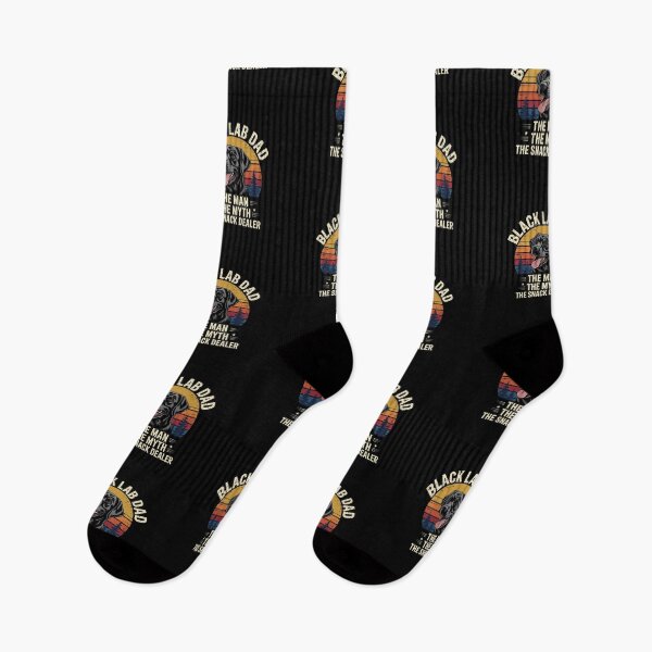 Item preview,  Black Lab Dad – The Man The Myth The Snack Dealer Retro Dog Lover designed and sold by w66aboo.