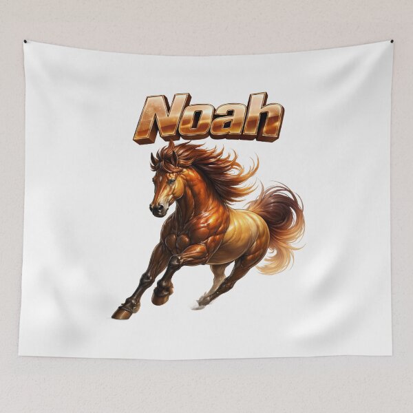 Item preview, Noah Year of the Horse Eastern Zodiac Horse Power Strength Design designed and sold by AlexLineArt.