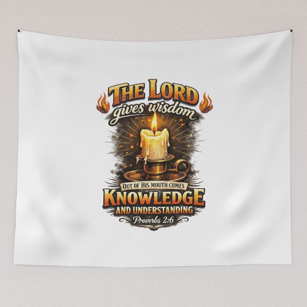 Item preview, The Lord Gives Wisdom - Proverbs 2:6 designed and sold by Faithloveshop.