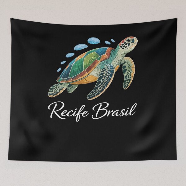 Item preview, Recife Brazil Sea Turtle Vibes designed and sold by FreshVibe Prints.