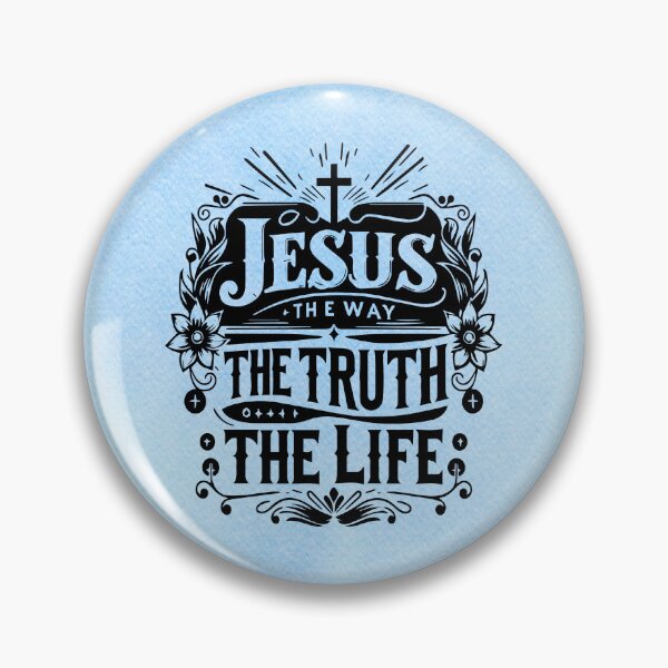 Item preview, Jesus, The Way, The Truth, The Life - Christian Faith Inspirational Design designed and sold by MysticOzzy.