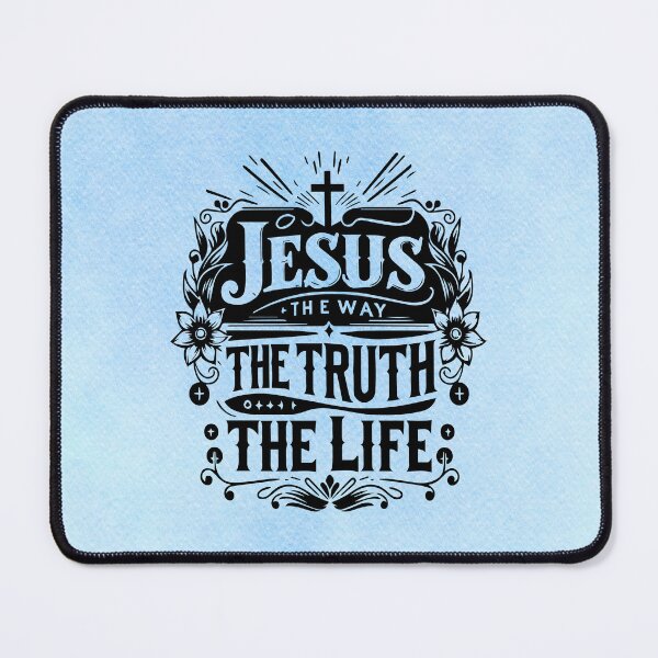 Item preview, Jesus, The Way, The Truth, The Life - Christian Faith Inspirational Design designed and sold by MysticOzzy.