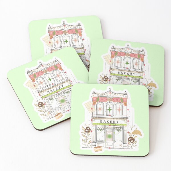 Item preview, Magical Bakery Illustration – Dreamy Cake Shop with Floating Desserts designed and sold by Sugar Wisdom .