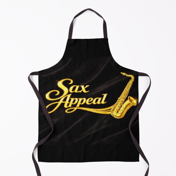 Item preview, Sax Appeal – Shiny Brass Sax on Black Velvet designed and sold by MySheetMusicArt.