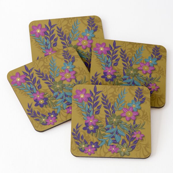 Item preview, "Ocre Folk Garden" designed and sold by Milabar.