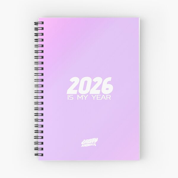 Aperçu de l'œuvre 2026 est mon année ! Ambiance barbe à papa et chewing-gum créée et vendue par Urban Anomaly.