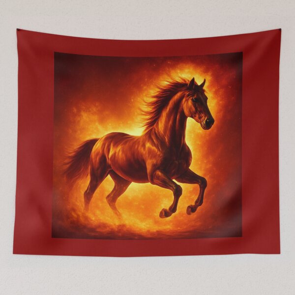 Item preview,  Fire Horse of Transformation 2026 designed and sold by Zofia Sosnecka.