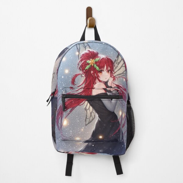 Item preview, Anime fairy in winter with magical lights designed and sold by ArtsJulian.