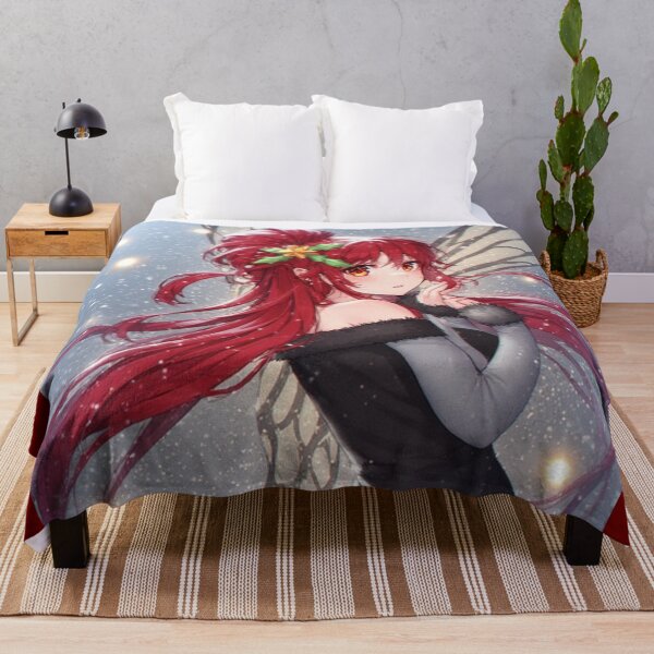 Item preview, Anime fairy in winter with magical lights designed and sold by ArtsJulian.