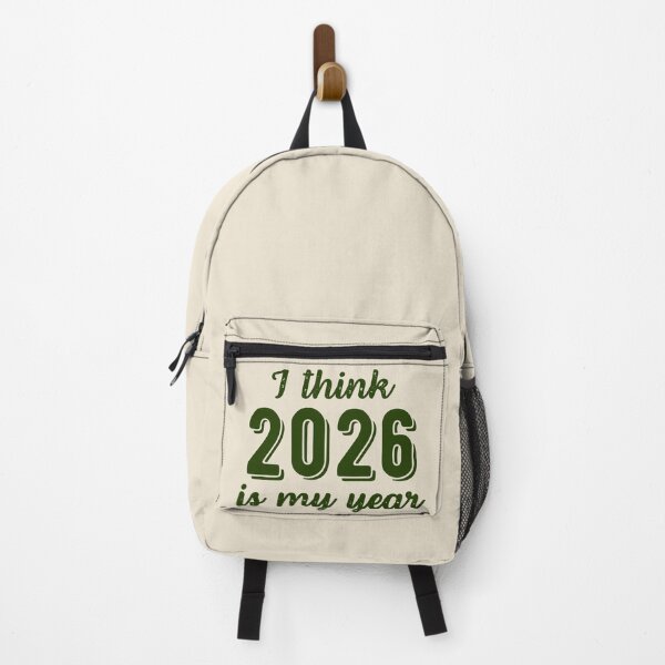 Item preview, I Think 2026 Is My Year – New Year Motivational Typography Design designed and sold by Made You Smirk.