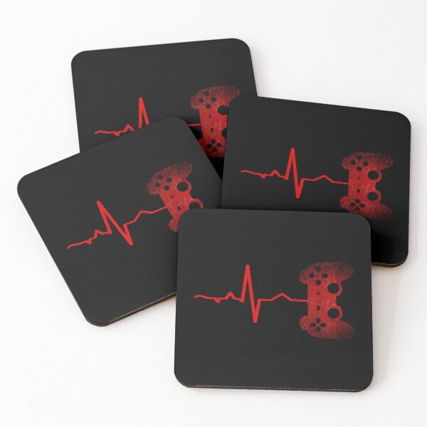 Item preview, Heartbeat Gamer Video Games Lovers designed and sold by Sossima Art.