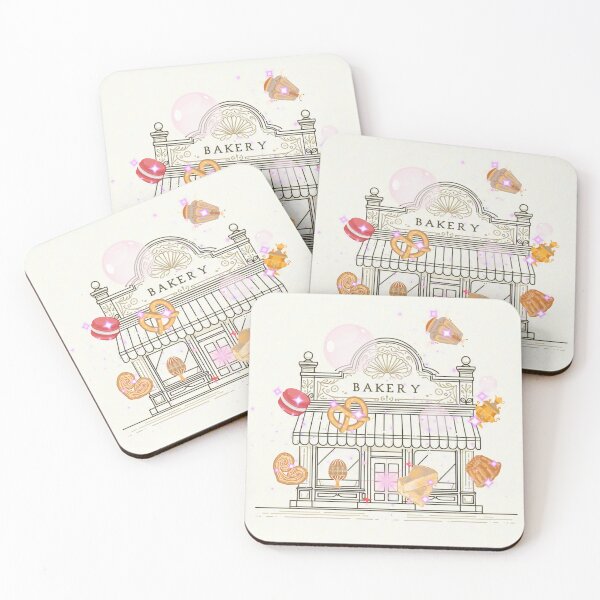 Item preview, Magical Bakery Illustration – Dreamy Cake Shop with Floating Desserts designed and sold by Sugar Wisdom .