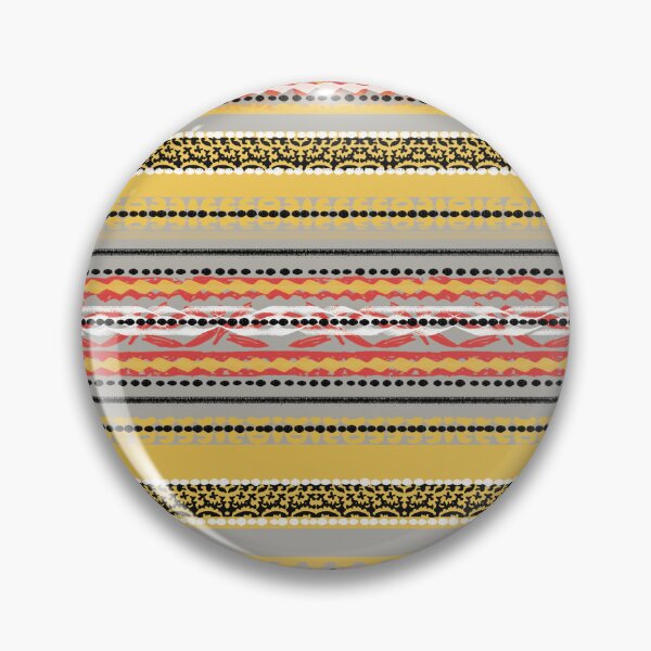Item preview, Embroidery-inspired Modern Contemporary Minimalist Horizontal Striped Geometric pattern designed and sold by PVTCreations.
