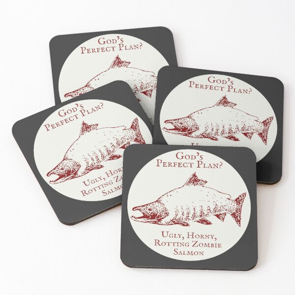 Item preview, God's Perfect Plan? - Zombie Salmon - Atheist Animals designed and sold by EvergreenRevolt.