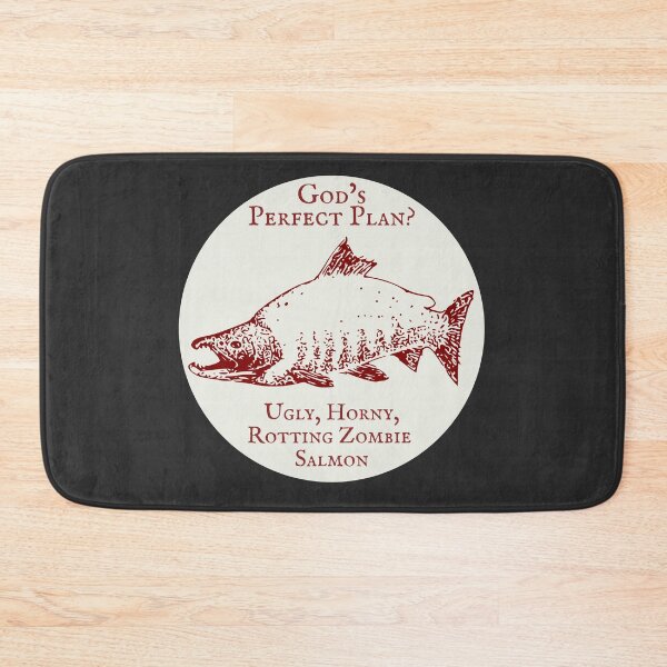 Item preview, God's Perfect Plan? - Zombie Salmon - Atheist Animals designed and sold by EvergreenRevolt.