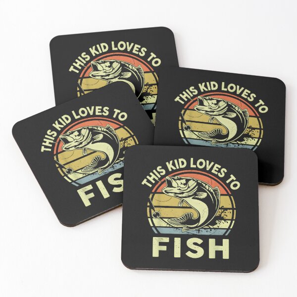 Item preview, This Kid Loves To Fish Funny Fishing Boys designed and sold by Sossima Art.