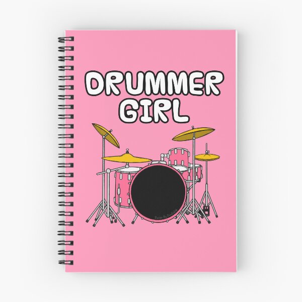 Item preview, Drummer Girl, Female Musician Drums Pecussion designed and sold by doodlerob.