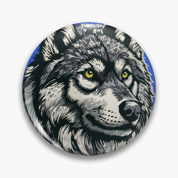 Item preview, Wolf's Head 2025 designed and sold by KlakkDrawsStuff.