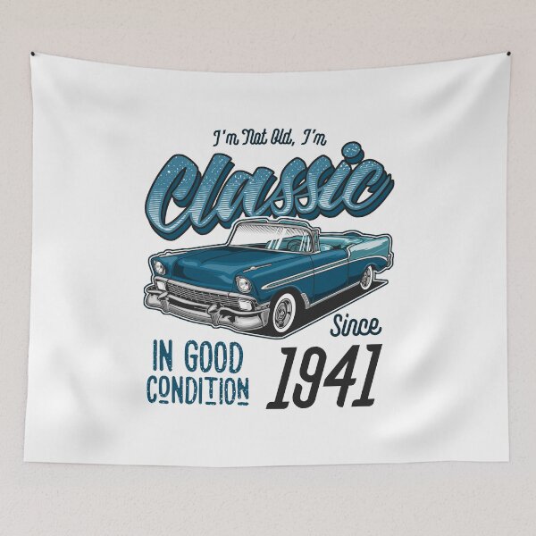 Item preview, I'm Not Old I'm Classic Car Vintage Born In 1941 designed and sold by JRRTs.