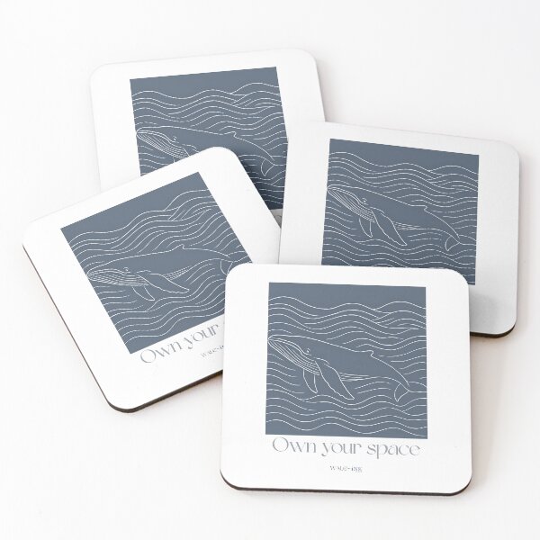 Item preview, Own Your Space. Whale Grey designed and sold by WALE-iNK.